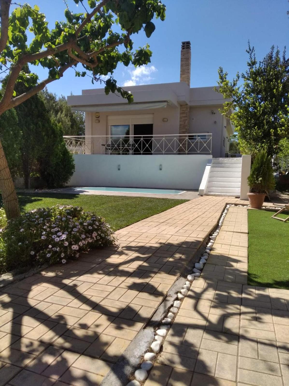 Cozy Villa Vita Lagonisi Kalivia Thorikou Ngoại thất bức ảnh